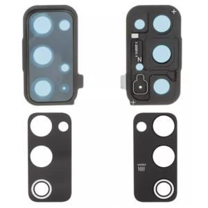 Стекло камеры Samsung G780 Galaxy S20 FE Черный с рамкой - 908455