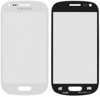 Стекло дисплея для ремонта Samsung i8190 Galaxy S3 mini Белый