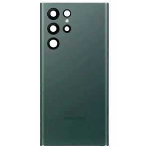 Задняя крышка Samsung S908 Galaxy S22 Ultra 5G со стеклом камеры, зеленый - 913825