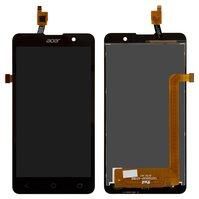 Дисплей для Acer Liquid Z520 DualSim с сенсором черный