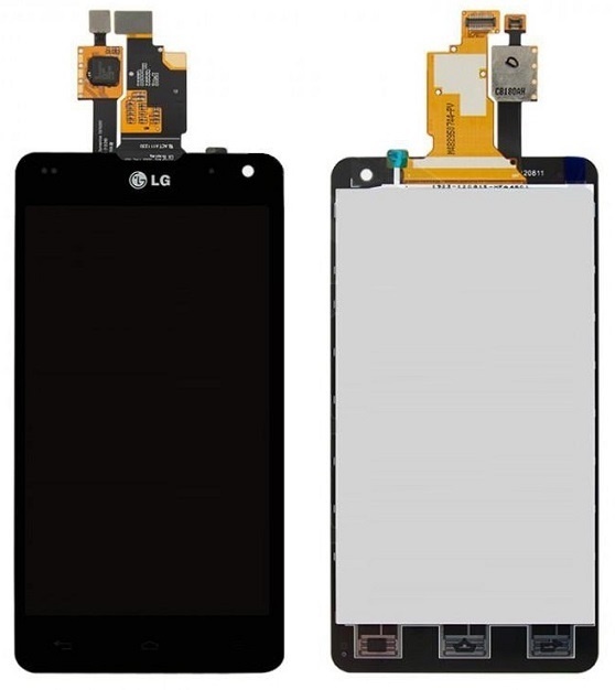 Дисплей LG E971 Optimus G, E973, E975, E976, E977, E987, F180K, F180L, F180S, LS970 з сенсором чорний - 533628