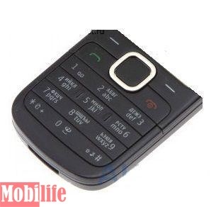 Клавиатура (кнопки) Nokia C2-00, C2-02, C2-07, C2-09 Серый - 515059
