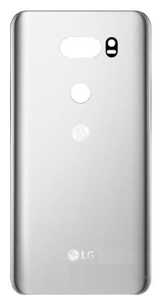 Задняя крышка для LG V30 H930 серебристая - 555063