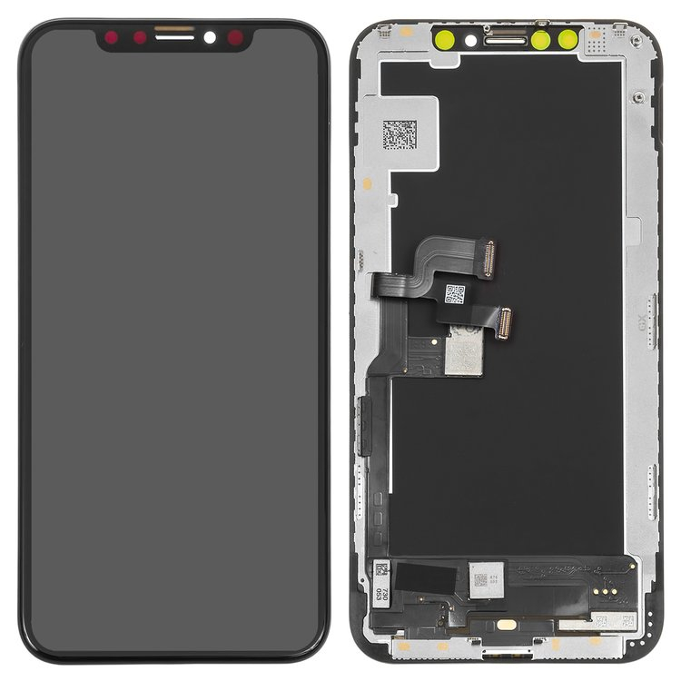Дисплей для Apple iPhone XS с сенсором и рамкой, черный (OLED) - 562625