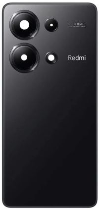 Задняя крышка Xiaomi Redmi Note 13 Pro 4G, со стеклом камеры, black