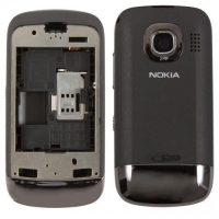 Корпус Nokia C2-02, C2-03, C2-06 черный