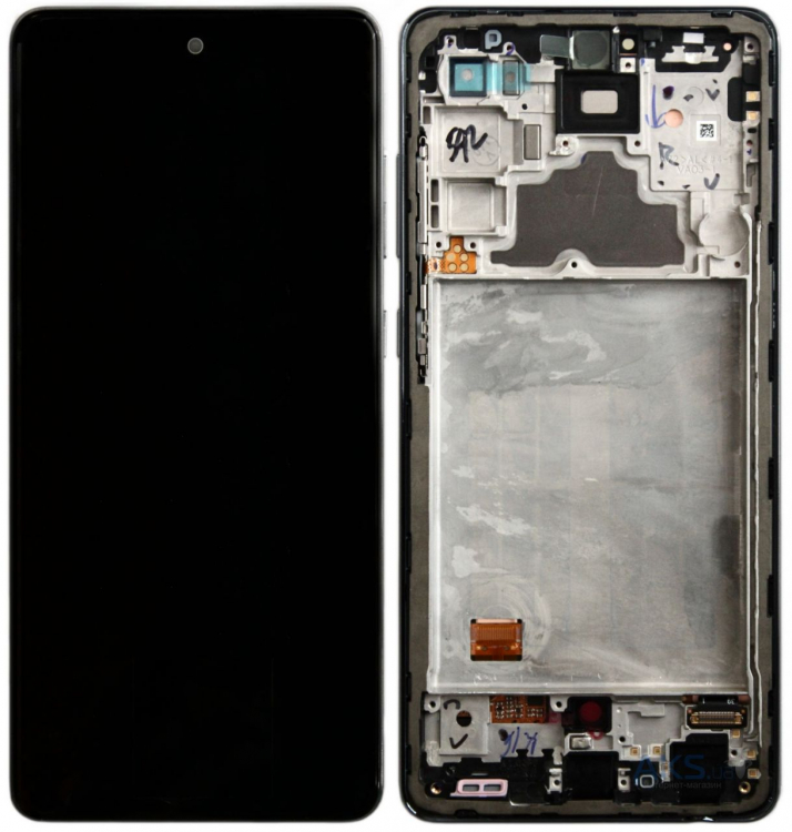 Дисплей для Samsung A725F Galaxy A72 с сенсором и рамкой Черный Оригинал GH82-25541A, GH82-25542A, GH82-25460A - 564606
