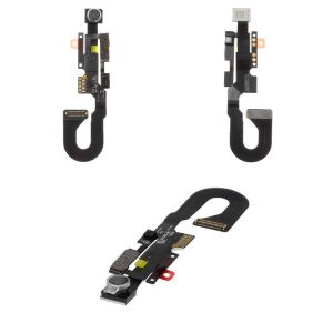 Шлейф Apple iPhone 8 c датчиком приближения с компонентами с камерой - 557156