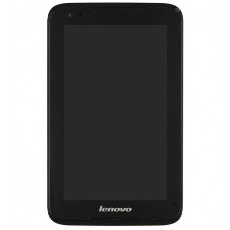 Дисплей для Lenovo IdeaTab A1000 с сенсором и рамкой Черный - 550568