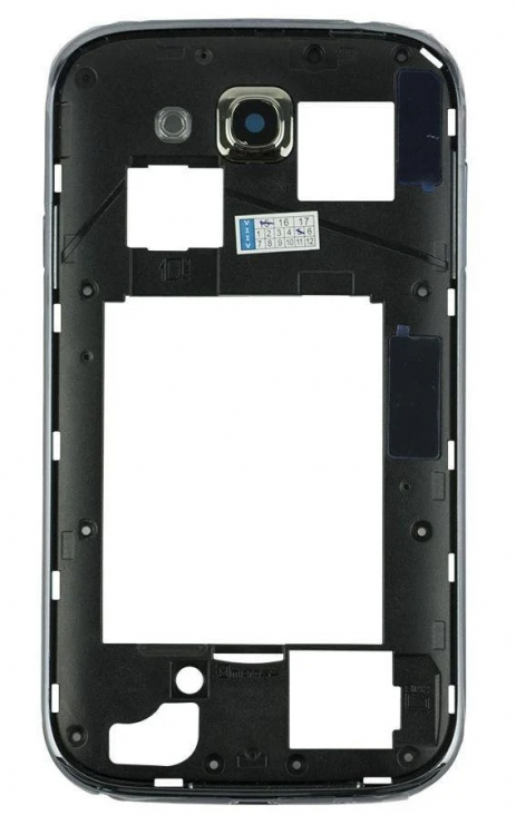 Середня частина корпуса Samsung i9080, i9082 Galaxy Grand Duos чорний - 562227