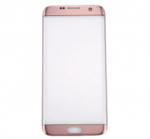 Стекло дисплея для ремонта Samsung G935 Galaxy S7 Edge розовый