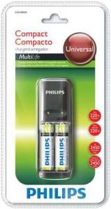Зарядний пристрій Батарейка Philips MultiLife SCB1280NB 2хаа 2450mAh - 528646