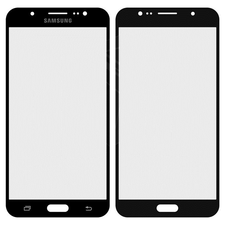 Стекло дисплея для ремонта Samsung J710F Galaxy J7 (2016), J710FN, J710H, J710M черное - 548870