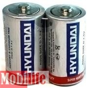 Батарейка Hyundai D R20 SUPER pvc 2шт Цена 1шт. - 500878