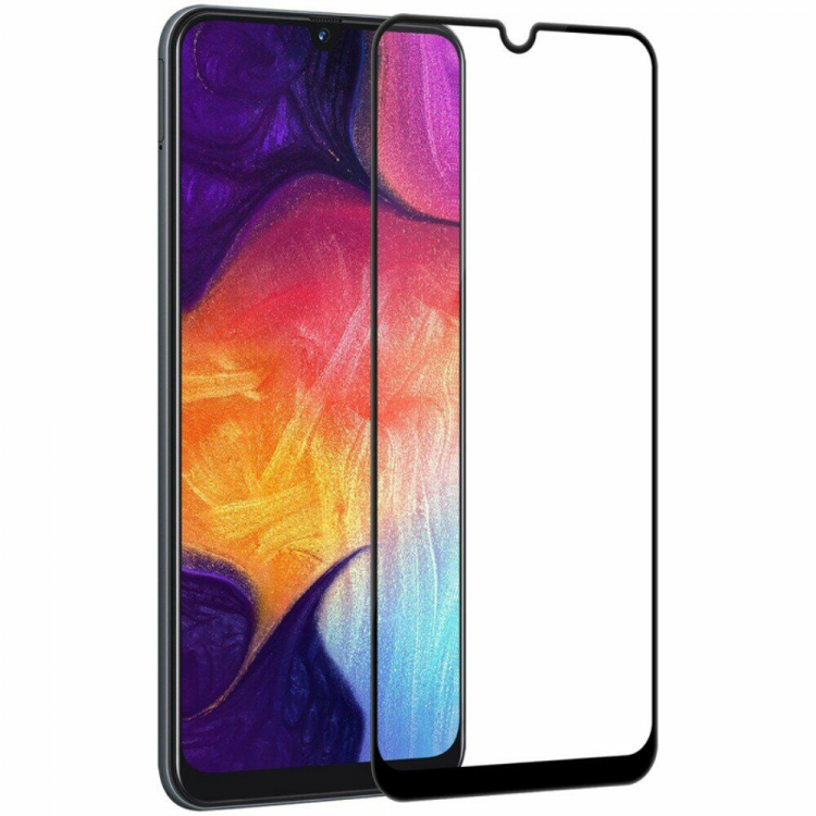 Защитное стекло Samsung A307, Galaxy A30s 2019, 3D Черный - 561431