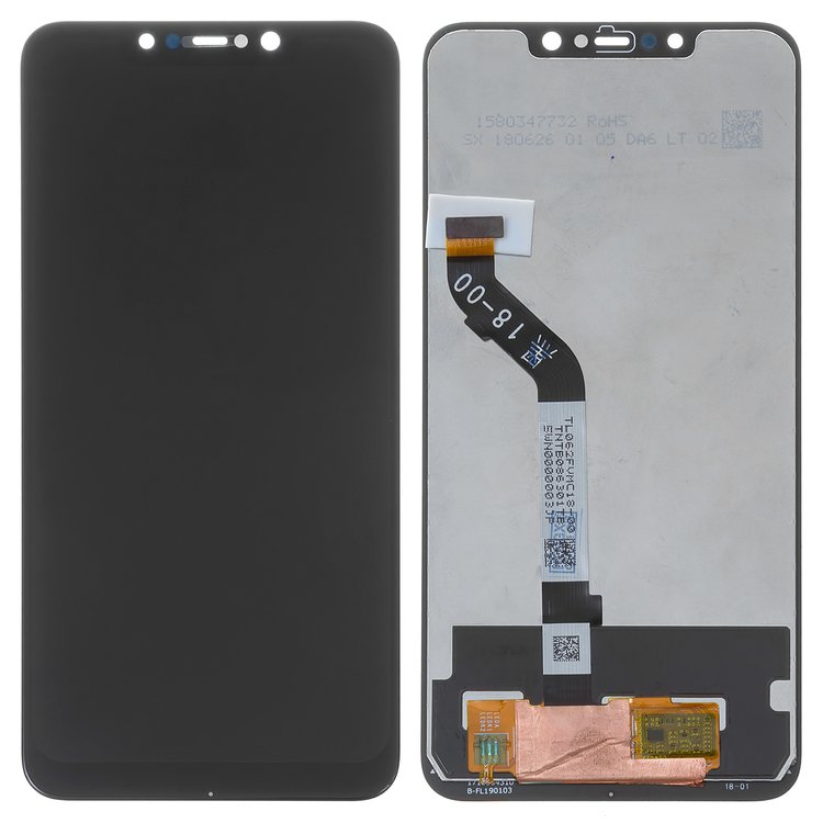 Дисплей для Xiaomi Pocophone F1 с сенсором черный Оригинал - 561931