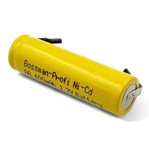 Аккумулятор промышленный Bossman AA 1.2V Ni-Cd 600mAh (с контактами под пайку) - 929311