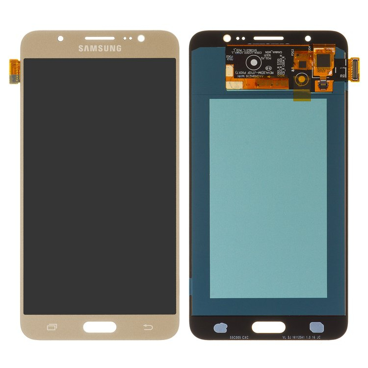 Дисплей для Samsung J710H Galaxy J7 2016, J710F, J710FN, J710M с сенсором Золотистый (Oled) - 563320