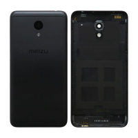 Задняя крышка Meizu M6 (M711H) с стеклом камеры и боковыми кнопками, черный