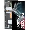Дисплей Samsung Galaxy S22 Ultra S908 с сенсором и рамкой, Phantom Black, оригинал, GH82-27489A - 908459