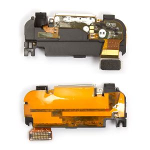 Шлейф Apple iPhone 3G коннектора зарядки с компонентами белый - 557159