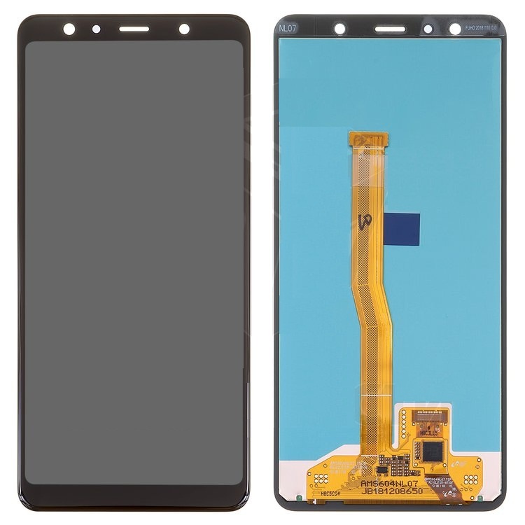 Дисплей для Samsung A750 Galaxy A7 2018 с сенсором черный (Oled) - 558652