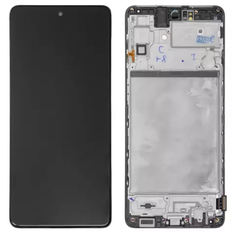 Дисплей для Samsung M515 Galaxy M51 (2020) с сенсором и рамкой Черный (Amoled) - 565307