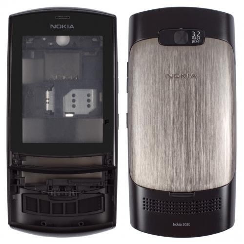 Корпус Nokia 303 Asha серый - 536328